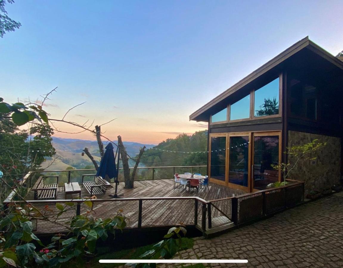 Casa De Vidro Com Vista Mantiqueira - Com Cafe E Staff Villa Campos do Jordão Eksteriør billede