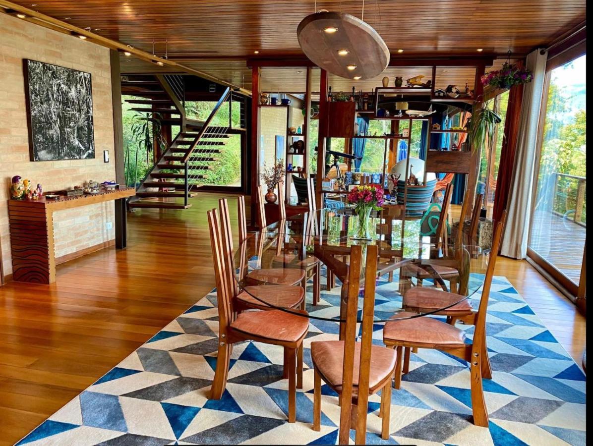 Casa De Vidro Com Vista Mantiqueira - Com Cafe E Staff Villa Campos do Jordão Eksteriør billede