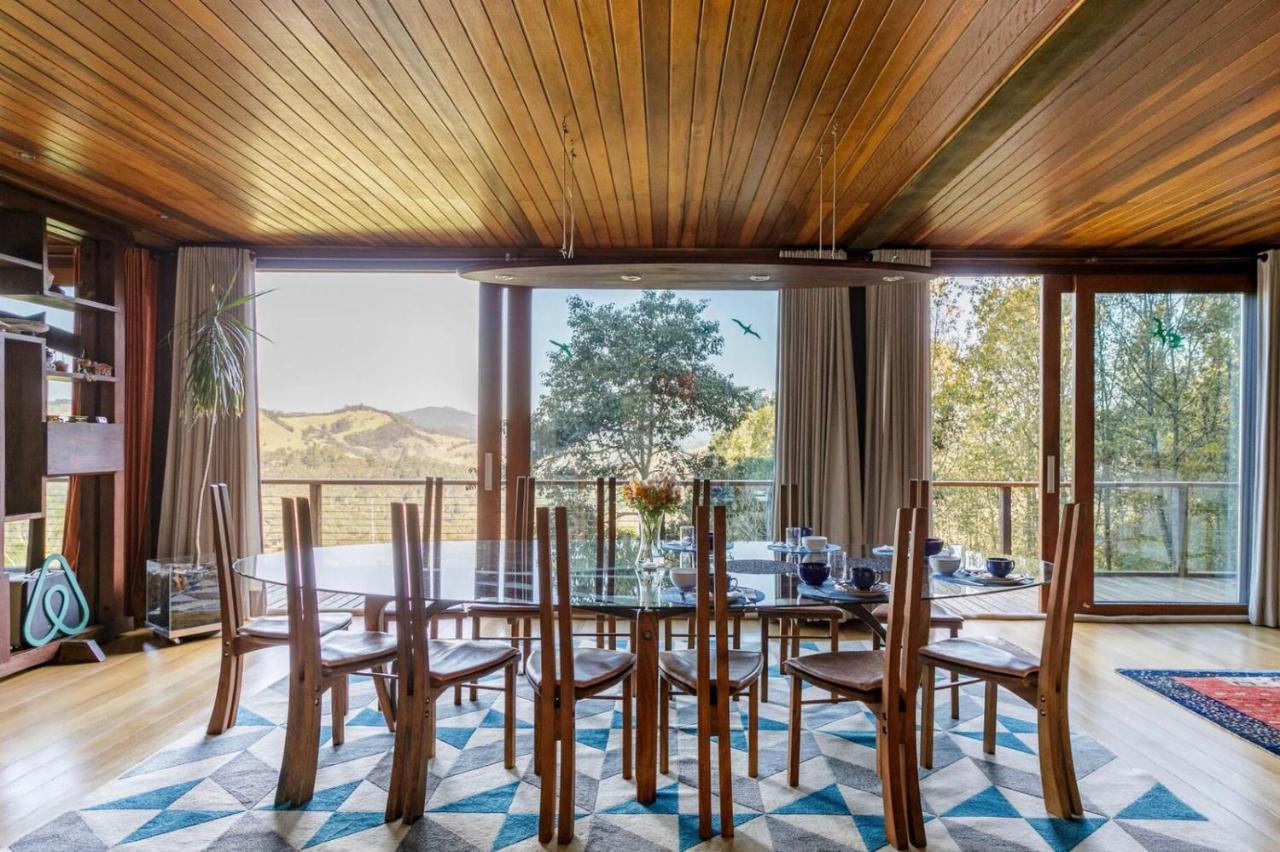 Casa De Vidro Com Vista Mantiqueira - Com Cafe E Staff Villa Campos do Jordão Eksteriør billede